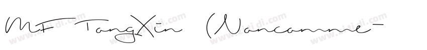 MF TongXin (Noncomme字体转换